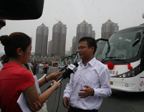 安凯客车市场部部长徐迎春接受记者专访