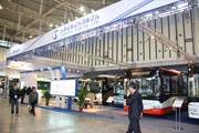 2012南京客车展之蜀都客车展台
