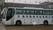 宇通客车在天安门广场上