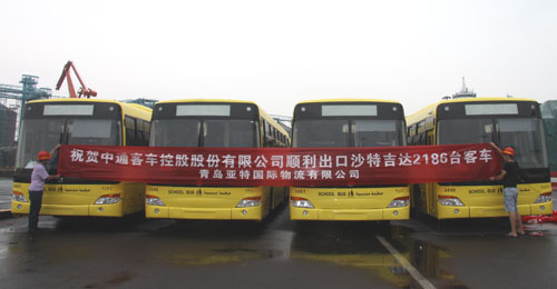  中通2186辆校车整装待发