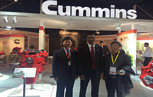 比利时客车展康明斯展台