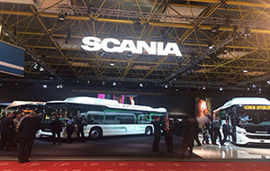 比利时客车展斯堪尼亚展台