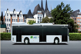 大金龙E12油电混合动力公交车