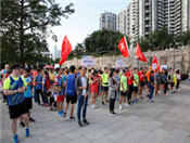 福州站选手列队准备