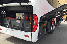 安凯新能源客车动力电池组展示