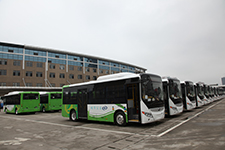 宇通纯电动公交车队