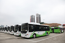宇通纯电动公交车队