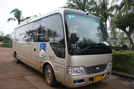 宇通纯电动E7作为摆渡车服务于海南美兰机场