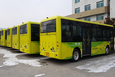 宇别尔公司的宇通新能源公交车队