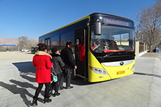 宇通新能源公交为市民出行提供便利