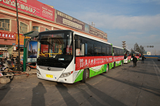宇通纯电动公交车队