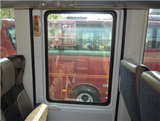 圣地亚哥街头的宇通双层巴士