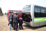 百路佳纯电动客车出口美国发布会评估现场