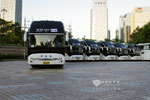 整齐划一的海格客车