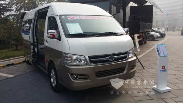 中通纯电动物流客车正式上市