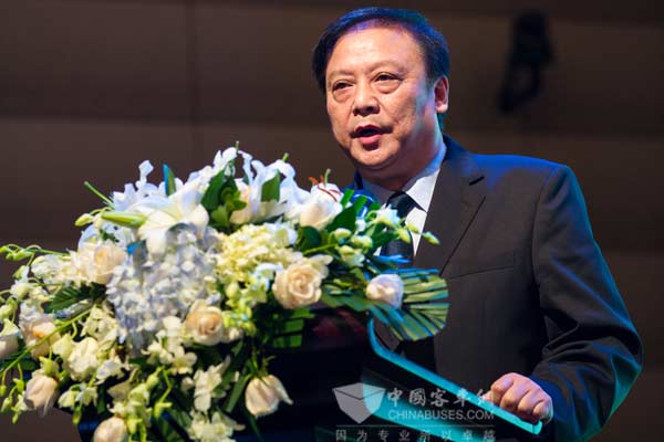 湖州公共交通有限公司沈永诚董事长作为用户代表发言