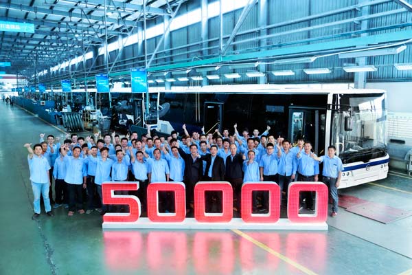 金旅客车出口海外突破50000辆