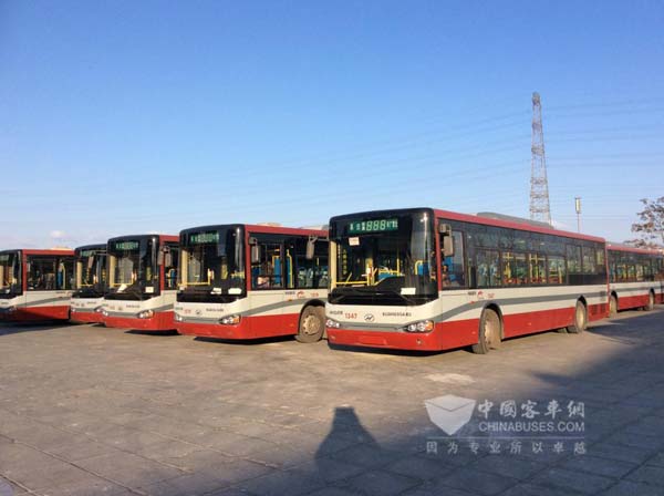 雾霾“阻击战” 海格欧六公交车进驻北京