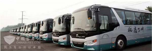 2015年，中通客车全年销量突破17000台，产值实现80亿元，同比增长93%