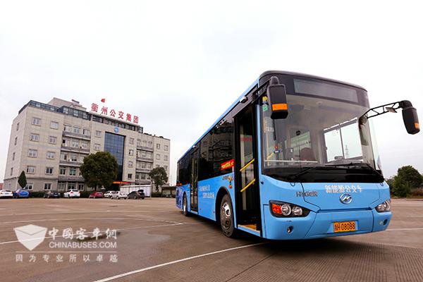 海格助力首批插电式混合动力公交车入衢州