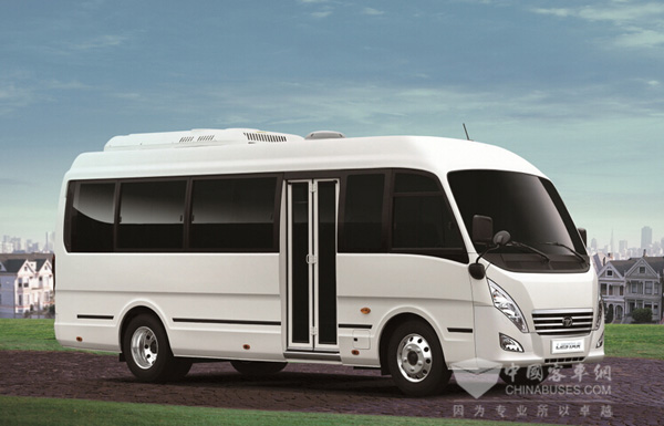 装配艾里逊变速箱的大宇客车轻型商用车亮相