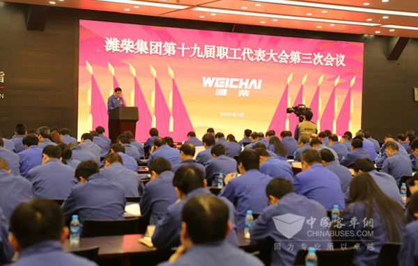 潍柴集团职工代表：建言献策 共谋发展