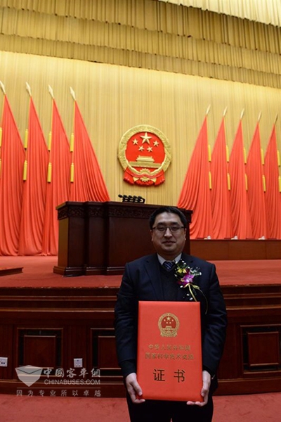 宇通客车荣获2015国家科学技术进步奖