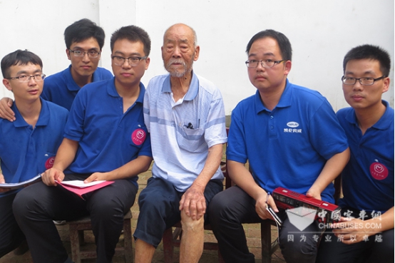 宇通慰问抗战老兵系列活动