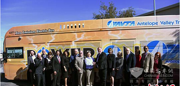 比亚迪再获美国85辆电动巴士订单