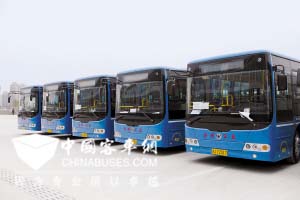 浙江台州：路桥首批纯电动公交车投放运营