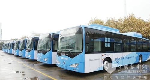 浙江:迎G20  杭州开启绿色公交时代
