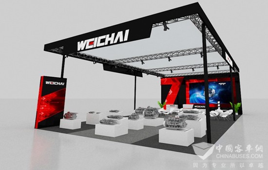 潍柴产品盛装亮相三大展会