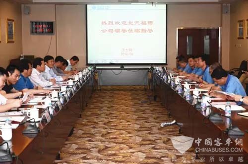 北汽福田总经理王金玉莅访法士特