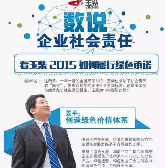 数说企业社会责任 看玉柴2015如何履行绿色承诺