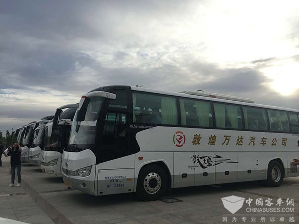 20辆海格新能源车助力敦煌莫高窟生态游