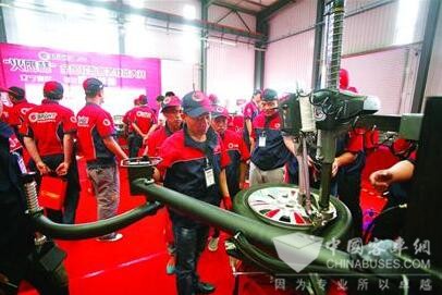 全国轮胎服务技能大赛辽宁赛区开赛