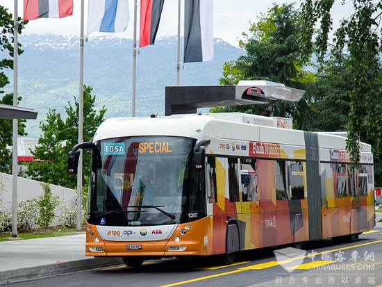ABB打造15秒快充巴士 日内瓦首获订单