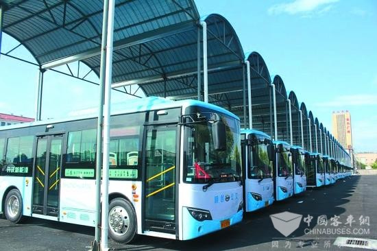 浙江：龙游40辆纯电动公交车整装待发