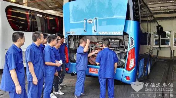 金龙客车无忧海外服务让客户放心
