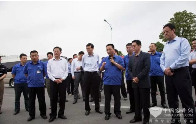 张爱军同志考察潍柴扬州板块 张爱军同志考察潍柴扬州板块
