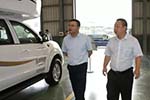 江西省萍乡市副市长黄强莅临安源客车 江西省萍乡市副市长黄强莅临安源客车