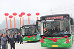 中国西部第一条纯电动在线快充公交示范线通车