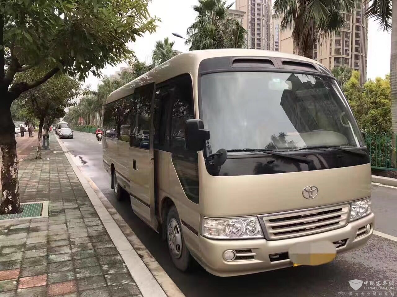 2012年5月丰田柯斯达19座非营运最高配