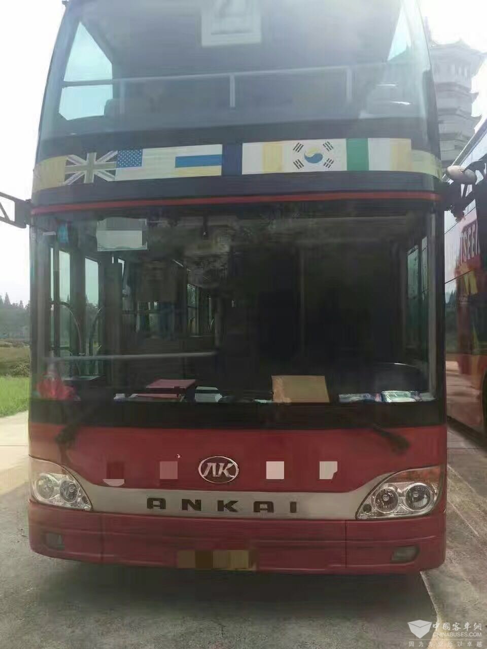 出售13年8月上牌安凯公交版双层车