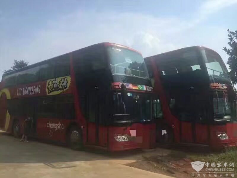 出售2013年8月安凯公交版双层车