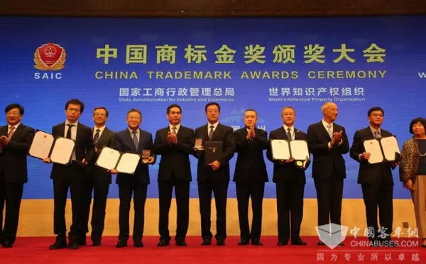 潍柴动力获商标领域最高荣誉“中国商标金奖”