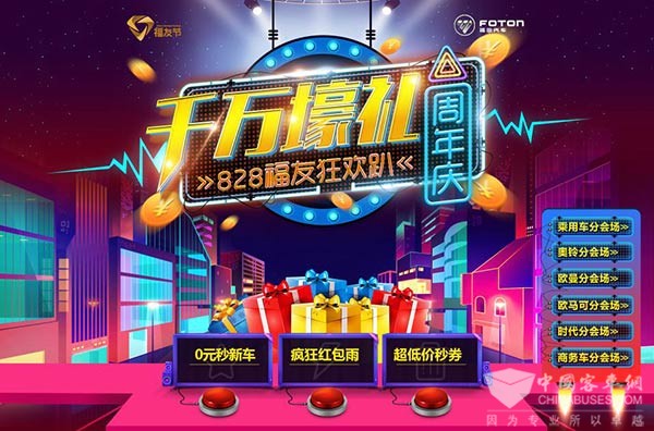 2017年是福田汽车成立21周年