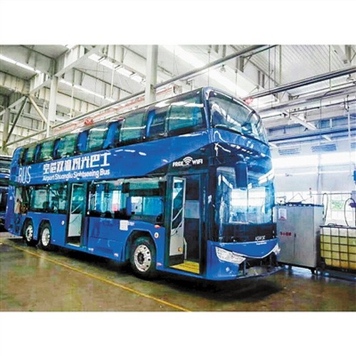 成都：双流双层观光巴士将在国庆节前和市民见面