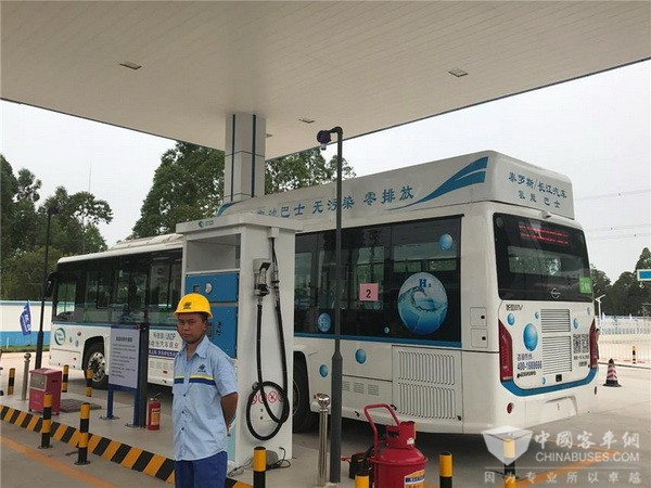 广东：氢燃料电池汽车走进佛山南海区