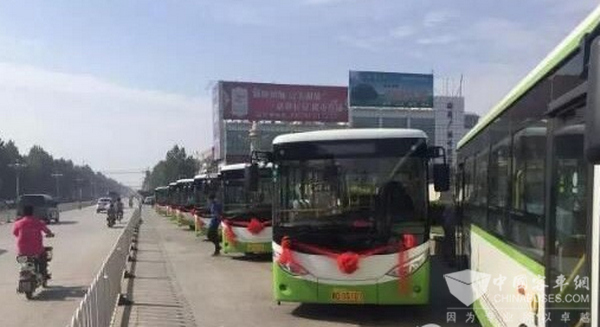 河北邯郸：曲周县投入首批纯电动公交